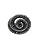 Anel Espiral em Prata com Banho de Ouro Negro e Zircônias - Imagem 2