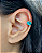Piercing de Gancho em Prata com Zircônia Azul Oval - Imagem 3