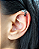 Piercing de Gancho em Prata com Zircônias Pretas e Azul - Imagem 3