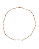 Corrente Cartier com Bolinhas em Prata com Ouro Amarelo 45cm - Imagem 2