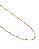 Corrente Fina Veneziana com Bolinhas em Prata com Ouro Amarelo 45cm - Imagem 1