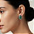 Brinco de Prata com Esmeralda Natural - Imagem 3