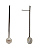 Brinco de Haste em Prata com Pérola - Imagem 2