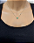 Gargantilha em Prata com Zircônia Verde 7 mm - Imagem 3