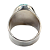 Anel em Prata com Turquesa Oval - Imagem 3