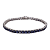 Pulseira Riviera De Prata Com Iolita - Imagem 1