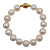 Pulseira de Pérolas com Fecho de Ímã Amarelo - Imagem 1