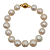 Pulseira de Pérolas com Fecho de Ímã Amarelo - Imagem 1