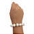 Pulseira de Pérolas com Fecho de Ímã Amarelo - Imagem 2