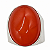 Anel em Prata com Cornalina Natural - Imagem 3