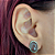 Brinco em Prata com Cristal Rutilado Oval - Imagem 3