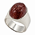 Anel em Prata com Cristal Rutilado Marrom - Imagem 3