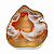 Anel em Prata com Ágata Laranja - Imagem 3