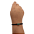 Pulseira de Couro com Pingente Retangular de Turmalina - Imagem 2