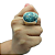 Anel em Prata com Ágata Musgosa - Imagem 4