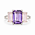 Anel em Prata 925 com Ametista e Quartzo Rosa (6819) - Imagem 3