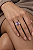 Anel em Prata 925 com Ametista e Quartzo Rosa (6819) - Imagem 2