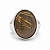 Anel de Prata 925 com Cristal rutilado ( 9242) - Imagem 1