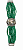 Pulseira de Aventurina natural e lodonita em prata 925 - Imagem 5