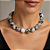 Colar com Cristal Rutilado Preto Facetado - Imagem 2