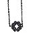 pulseira de prata 925 com ziconias negras - Imagem 2