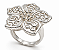 Anel Em Prata De Lei 925 Modelo Flor - Imagem 3