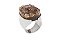 anel de prata 925 com Agata Natural - Imagem 1
