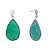 Brinco em Prata 925 com Jade Natural - Imagem 2