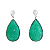 Brinco em Prata 925 com Jade Natural - Imagem 1