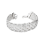 Pulseira em prata 925 fosca - Imagem 1