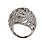 Anel de prata 925 recortado com zirconias - Imagem 3