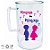 90 unidades canecas chopp 450 ml Personalizado - Imagem 1