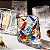 Copo Vidro Grosso Colorido Drops Uisque - Imagem 2