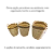 Cesto Palha Com Alca P - Imagem 4