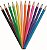 Lápis de Cor Aquarelável Pincel de Madeira Maped Color Peps  863011 12 Cores - Imagem 2