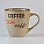 Caneca Coffee Café Bege - Imagem 1