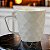 Caneca Textura Geométrica Cinza 400ml - Imagem 1