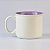 Caneca Branca Color Roxa 450ml - Imagem 1