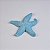 Enfeite Estrela do Mar Azul 11cm - Imagem 1