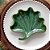 Enfeite Folha em Porcelana Leaf Verde 20cm - Imagem 2