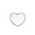 Bowl Heart de Vidro com Borda Dourada 9cm - Imagem 4