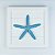 Jogo c/3 Quadros Náuticos 25cm Estrela Azul - Imagem 5
