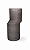 Vaso Fosco Ziggy Cinza 28cm - Imagem 1