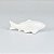 Peixe Ceramica Branco - Imagem 3