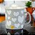 Caneca Love Cinza Coração 350 ml - Imagem 1