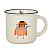 Caneca Coruja Com Óculos 250 ml - Imagem 1