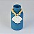 Enfeite Vaso Azul com Concha em Cerâmica - Imagem 2