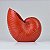 Enfeite Concha Vermelha em Cerâmica - Imagem 1