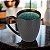 Caneca Cinza e Azul 11 cm em Cerâmica - Imagem 1