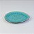 Prato Oval Azul Claro em Cerâmica - Imagem 1